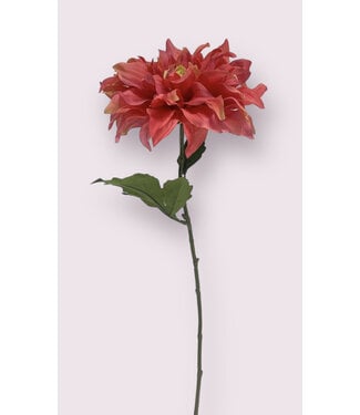 Silk Flowers by JJ dahlia | roze | 62 centimeter | Per stuk