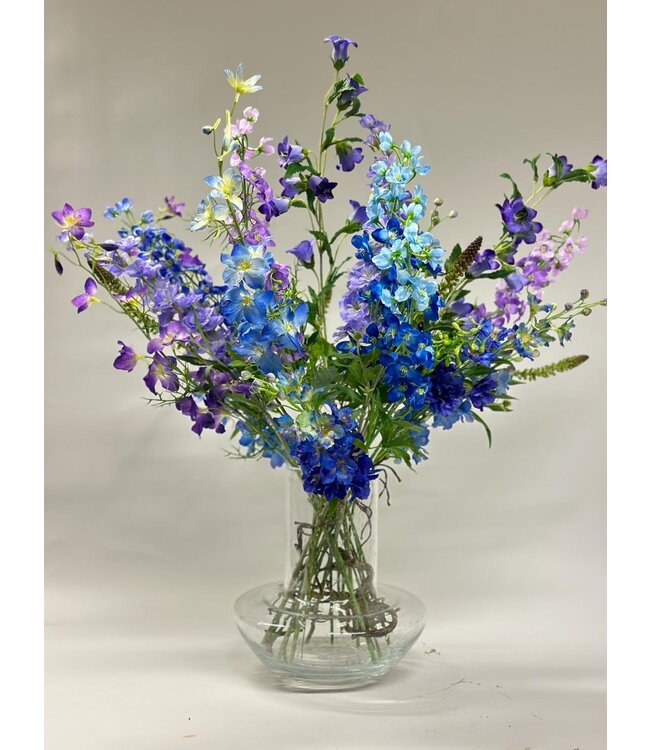 boeket dazzling delphiniums | blauw