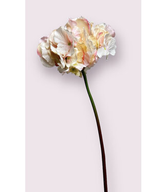 Silk Flowers by JJ hortensia xl | roze | 60 centimeter | Per stuk | d 22 centimeter | Per stuk