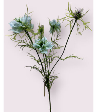 Silk Flowers by JJ juffertje in 't groen | licht blauw | 66 centimeter | Per stuk