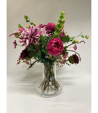 Silk Flowers by JJ boeket marvellous magenta | roze