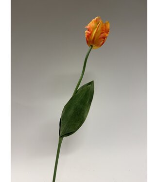 Silk Flowers by JJ tulp | oranje | 64 centimeter | Per stuk