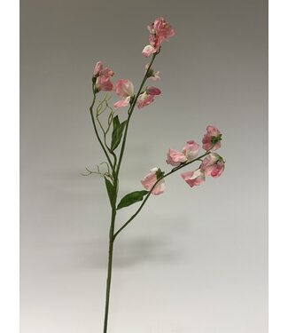 Silk Flowers by JJ lathyrus | roze  | 58 centimeter | Per stuk