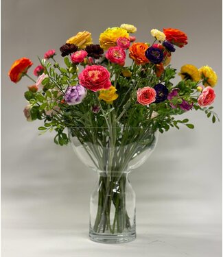 Silk Flowers by JJ boeket happy ranunculus | multi color