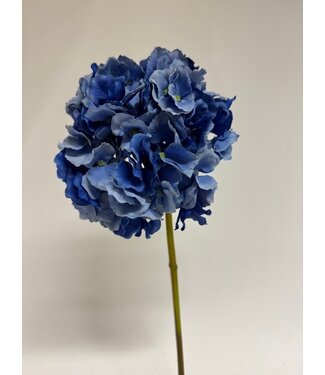 Silk Flowers by JJ hortensia | blauw | 45 centimeter | Per stuk