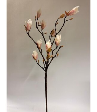 Silk Flowers by JJ magnolia | licht roze | 107 centimeter | Per stuk