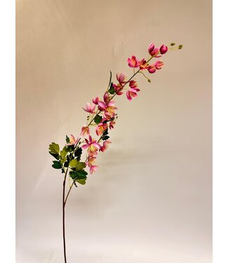 Silk Flowers by JJ chinese ruit | roze |  105 centimeter | Per stuk