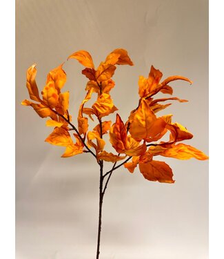 Silk Flowers by JJ esdoorn blad | oranje | 85 centimeter | Per stuk