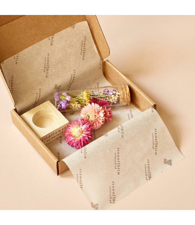 Dry flowers | Message in a Box | Size S | Order by piece