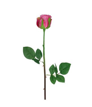4A Fleurs artificielles rose foncé | Longueur 46 centimètres | Par 24 pièces