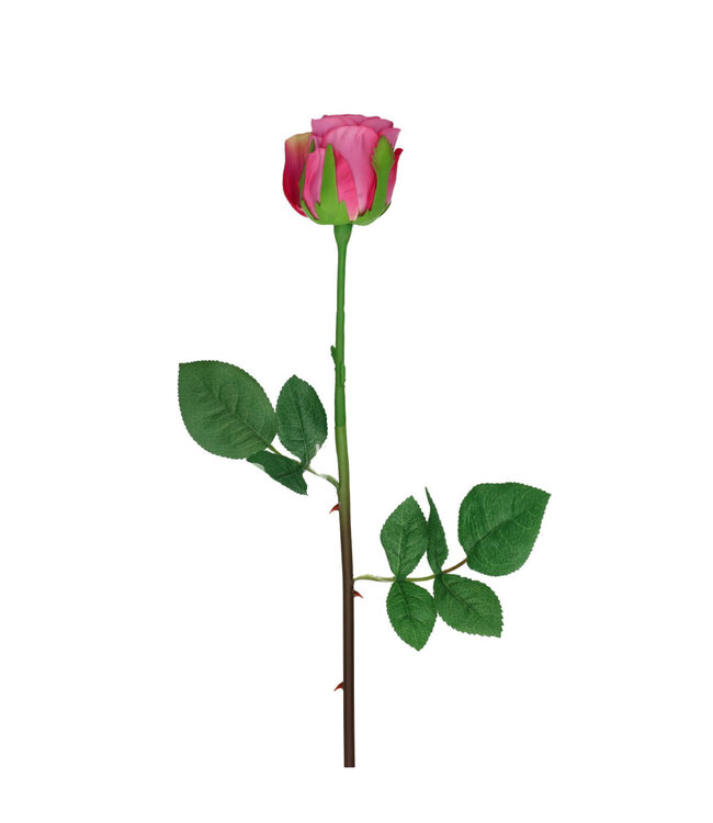 Fleurs artificielles rose foncé | Longueur 46 centimètres | Commande de 24 pièces