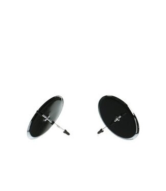 4A Metaalkleurige kaarshouder | Diameter 7 centimeter |  Per 4 stuks