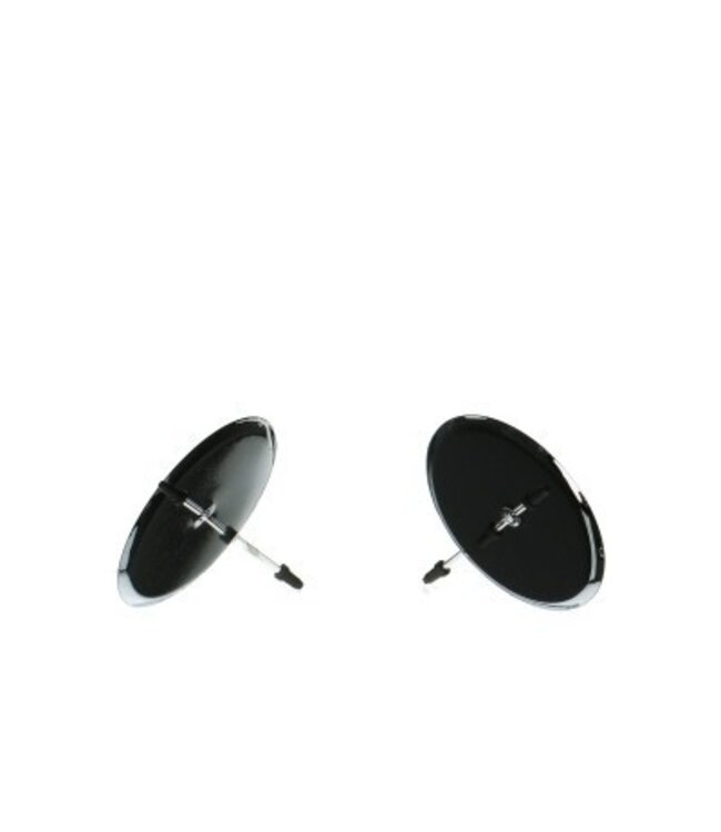 Metaalkleurige kaarshouder | Diameter 7 centimeter |  Per 4 stuks te bestellen