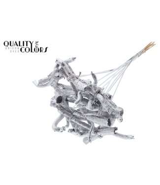 QC Gandiraj on stem Silver | Per 50 stuks