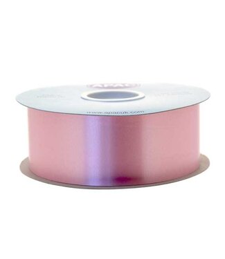 4A Light pink poly satin ribbon | 50 millimetres wide | Length 91 metres | Per piece