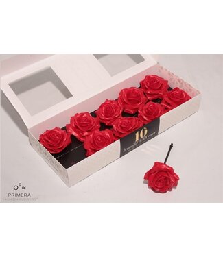 AD Ferrari silk wax roses | Per 10 pieces