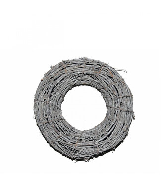 4A Natural grey Marilia wreath | Diameter 30 centimetres | Per piece