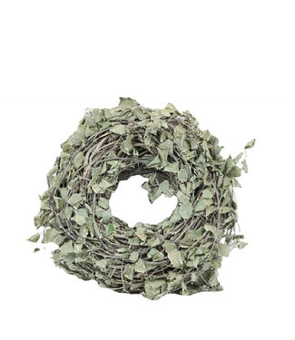 4A Natural birch leaf wreath | Diameter 40 centimetres | Per piece