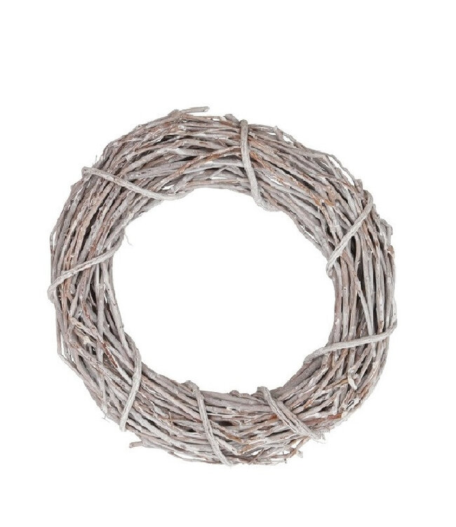 Naturelle grijs Pinune wilgenkrans | Diameter 40 centimeter | Per stuk te bestellen