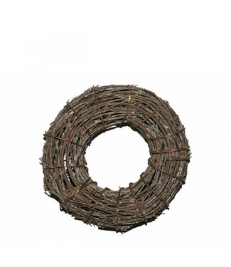 4A Natural brown Marilia wreath | Diameter 30 centimetres | Per piece