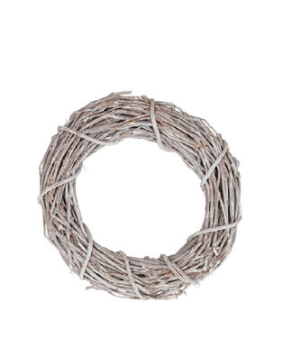 4A Natural grey Pinune willow wreath | Diameter 30 centimetres | Per piece