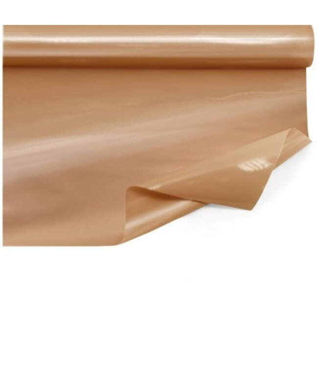 Bruine Clayrbril folie op rol | 70 centimeter breed | Lengte 50 meter | Per stuk te bestellen