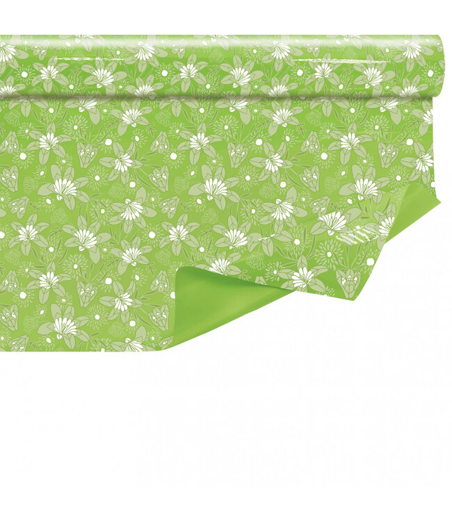 Light green Evana film on roll | 80 centimetres wide | Length 40 metres | Available to order per piece
