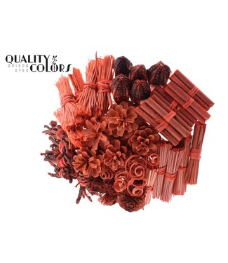 QC Bouquet Mix 40 stems Coral | Per stuk
