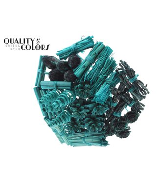 QC Bouquet Mix 40 stems Turquoise | Per stuk