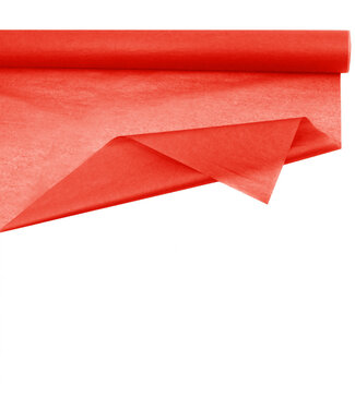 4A Roll of red silk paper | 75 centimetres wide | Length 50 metres | Weight 28 grams/m² | Per piece