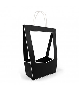 4A Sacs noirs Médaillon | Dimensions 23 x 14 x 38 centimètres | Par 5 pièces