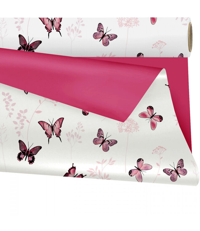 Folie Rol  80cm  25m Duo Mat Floraison ( x 1 )