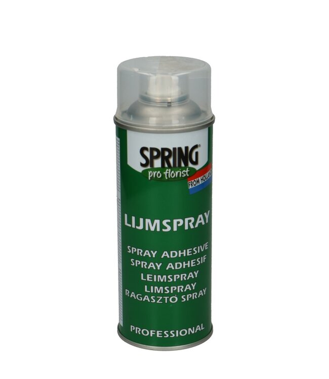 Spray adhésif Spring Pro Florist | Contenu de l'aérosol 400 millilitres | Disponible à l'unité