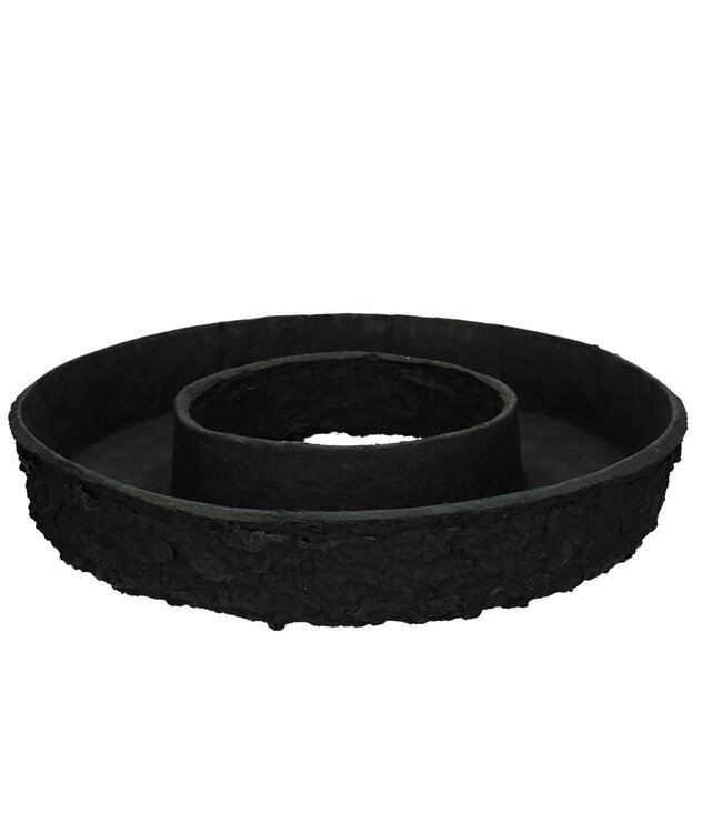 Schwarzer Oasis Biolit Steckmoosring | Durchmesser 35 Zentimeter | Pro Stück bestellbar