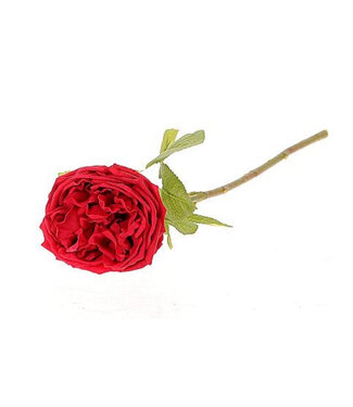 4A Rote Rosen Kunstblumen | Länge 44 Zentimeter | Pro 6 Stück