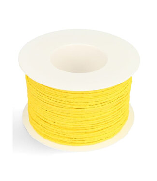 4A Yellow paper wire | 2 millimetres wide | Length 100 metres | Per piece