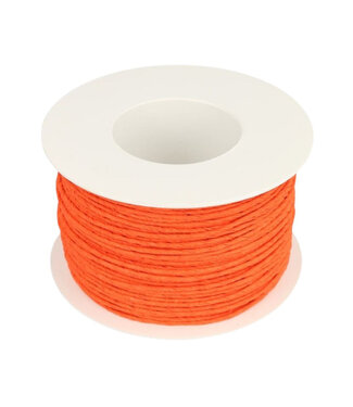 4A Orange paper wire | 2 millimetres wide | Length 100 metres | Per piece