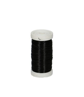4A Black metal wire | 0.3 millimetres thick | Weight 100 grams | Per piece