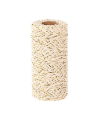 4A Cream-coloured yellow cotton thread | Thickness 2 millimetres | Length 100 metres | Per piece