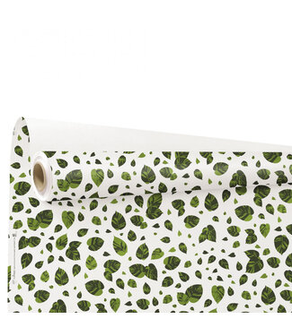 4A Rolle grün-weiß Eco Lina Papier | 80 Zentimeter breit | Länge 25 Meter | Pro Stück