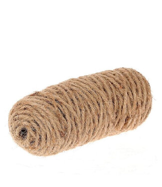 4A Natürliche Juteschnur | 3 Millimeter dick | Länge 50 Meter | Pro Stück