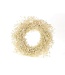 White flax wreath | Wreath of white Linum dried flowers | Ø 30 centimetres | Ordered by piece