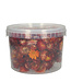 Rote Helichrysum-Köpfe | In praktischem wiederverschließbarem Eimer | Pro 100 Gramm bestellbar