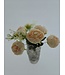 Bouquet of cream-coloured silk peonies "Creamy Peony Love" | Bouquet height ± 45 centimetres | Available per bouquet