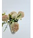 Bouquet of cream-coloured silk peonies "Creamy Peony Love" | Bouquet height ± 45 centimetres | Available per bouquet