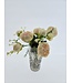 Bouquet of cream-coloured silk peonies "Creamy Peony Love" | Bouquet height ± 45 centimetres | Available per bouquet