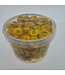 Gele Helichrysum koppen | In handige hersluitbare emmer | Per 100 gram te bestellen