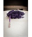 Purple dried pepper berries | Purple Schinus drying decoration | Length ± 30 cm | Order per bundle