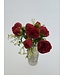 Bouquet of red silk peonies "Red Peony Love" | Bouquet height ± 45 centimetres | Available per bouquet