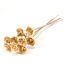 Ten wooden roses on a stick | 55 - 60 centimetres | Order per 10 roses